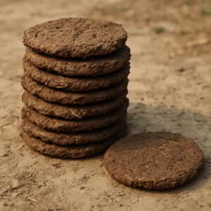 cow dung cake